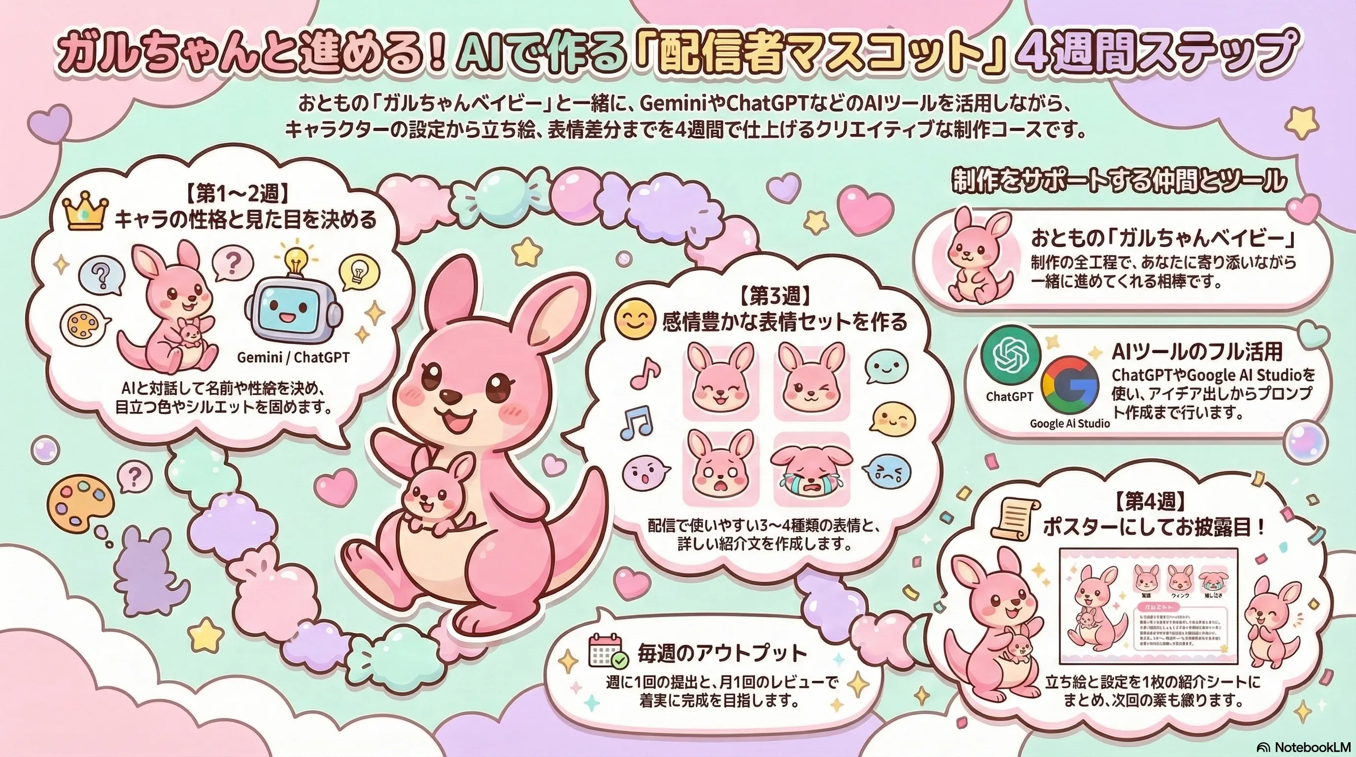 配信者マスコットキャラを作る