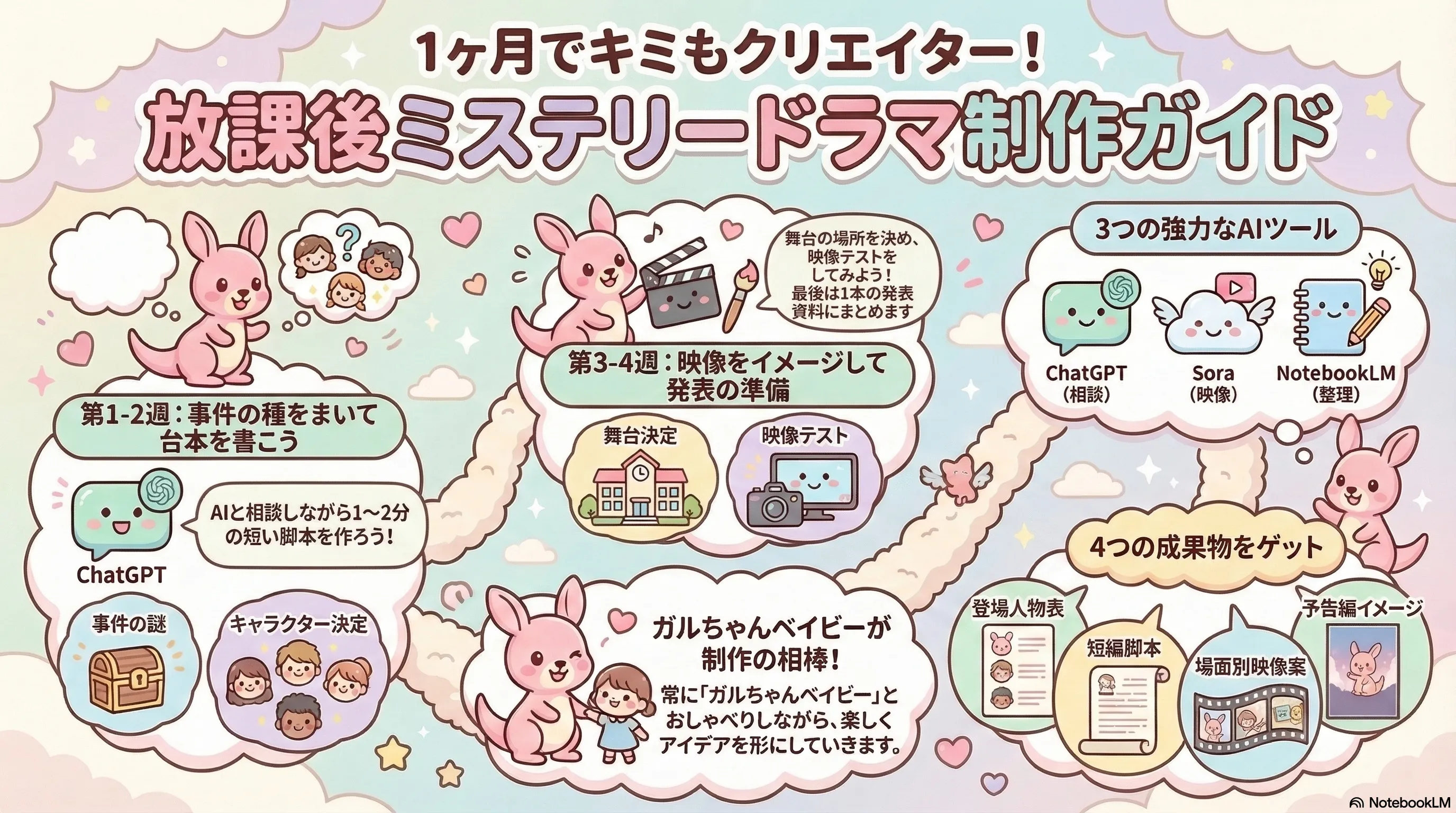 放課後ミステリードラマを作る