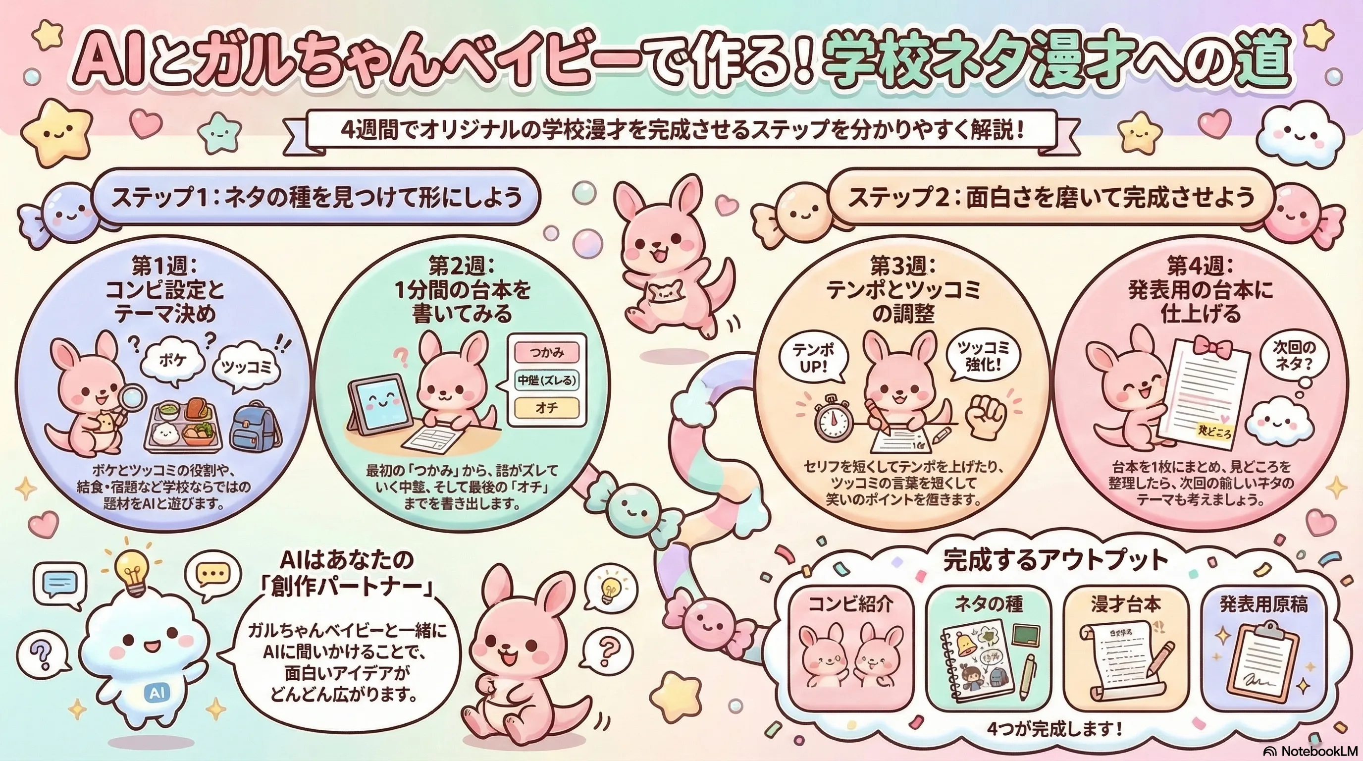 学校ネタ漫才を作る